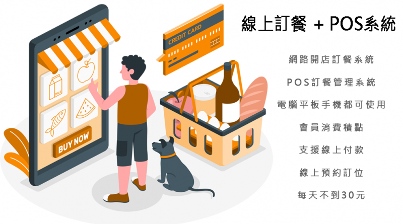 phpshop 線上訂餐+ POS 點餐系統 